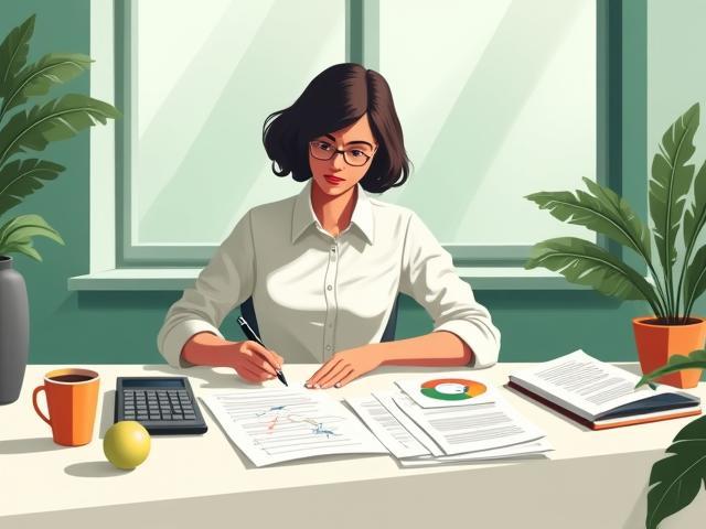 Persona organizada planificando finanzas y pagos de deudas