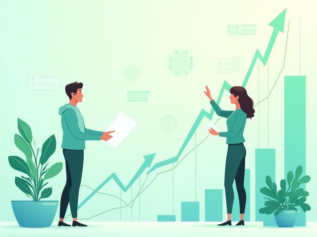 Ilustración combinada de ahorro e inversión para jóvenes adultos