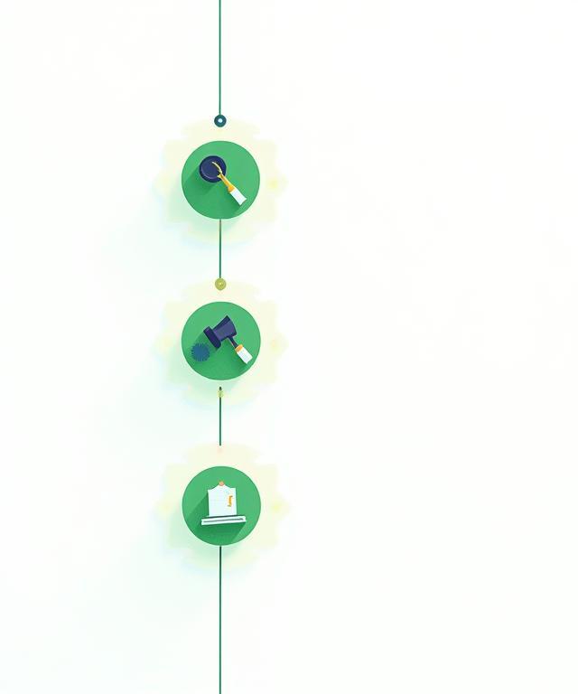 Línea de tiempo vertical representando la historia de FinEduca MX