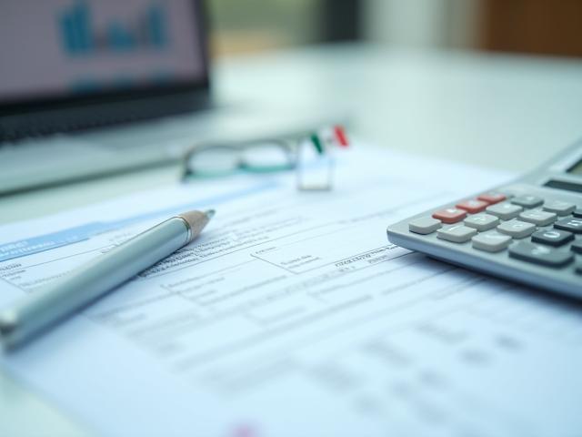 Calculadora y documentos relacionados con impuestos personales